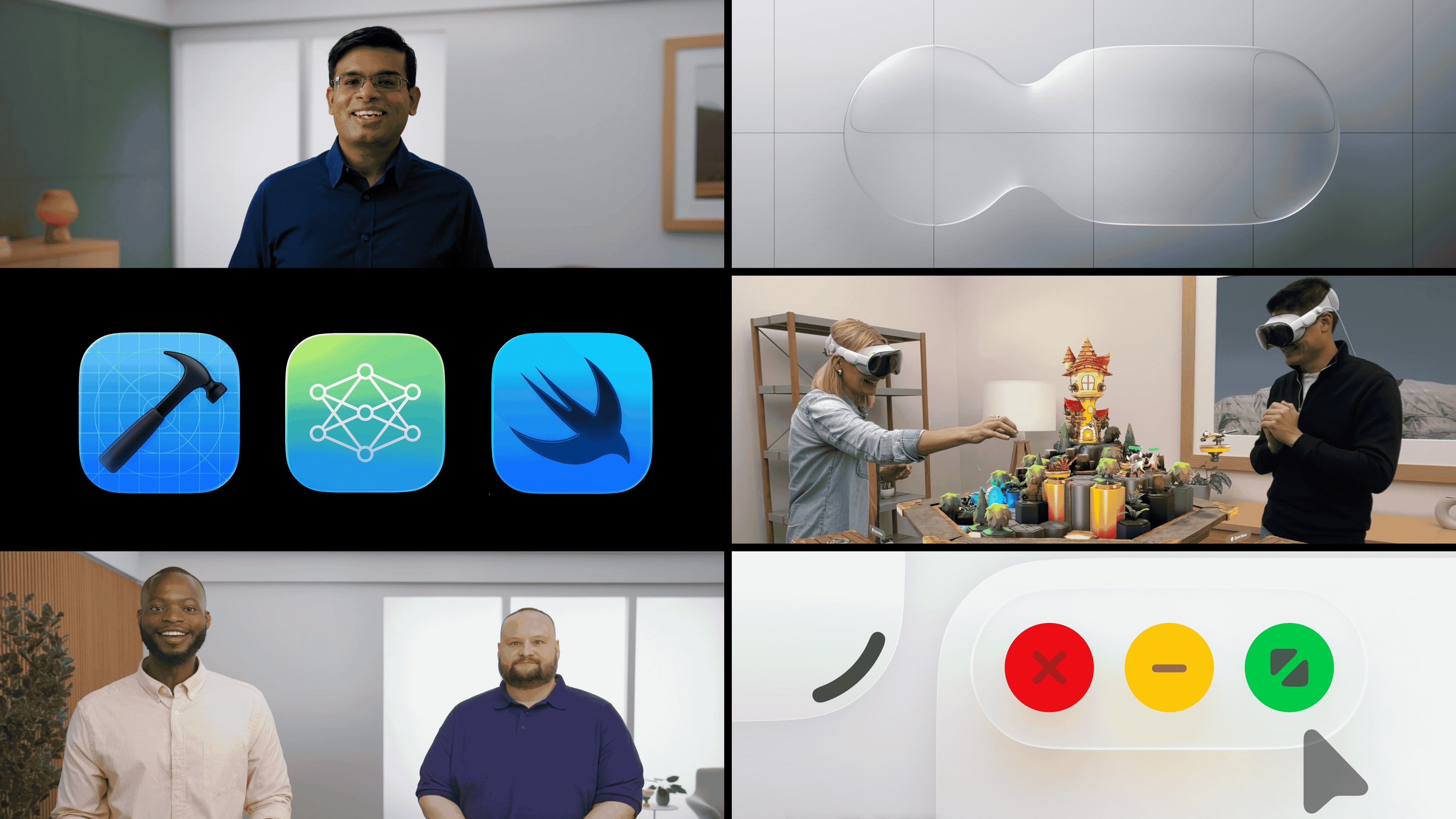 A collage of screenshots from WWDC25 sessions.