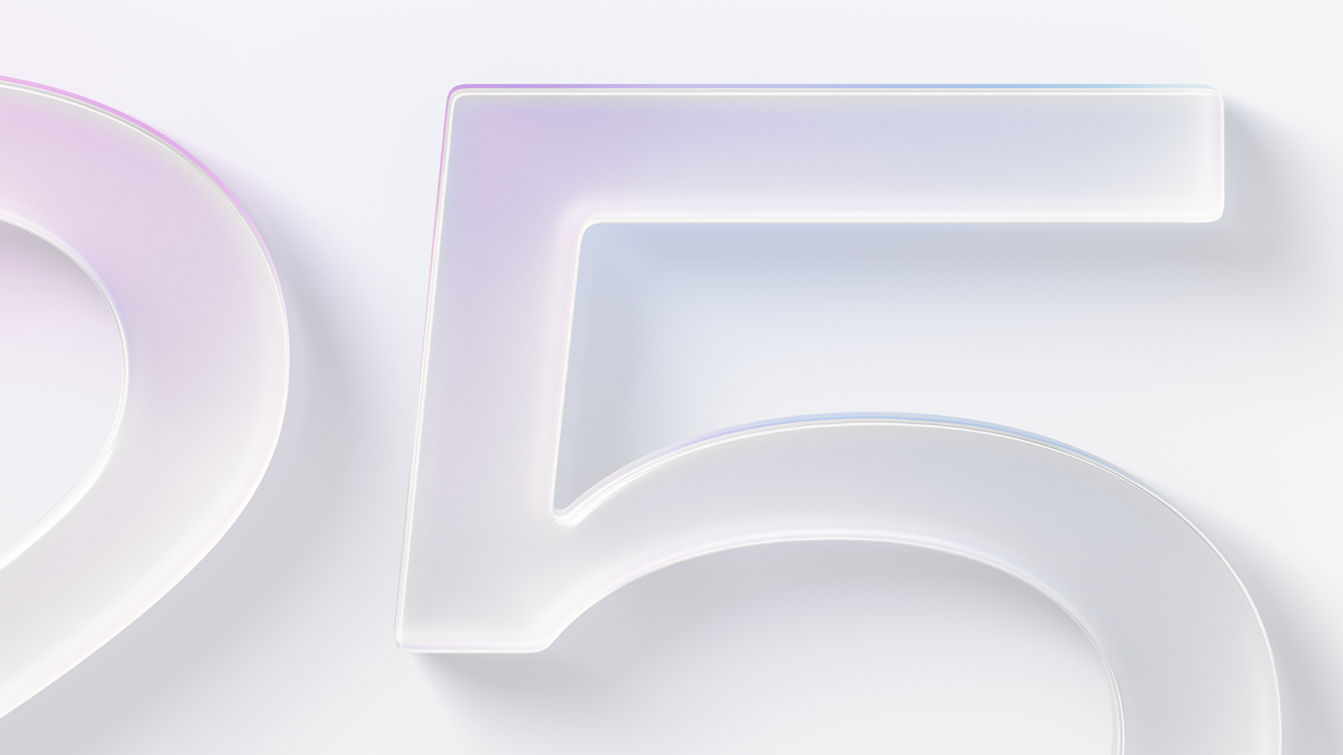 A tight crop of the WWDC25 logo in the new Apple design, showing parts of the number 25 with light purple highlights against a white background. 