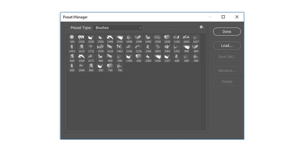 Charcoal Photoshop Brushes