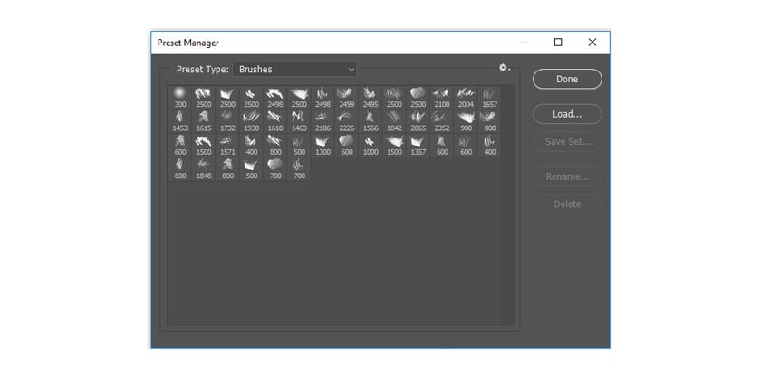 Charcoal Photoshop Brushes